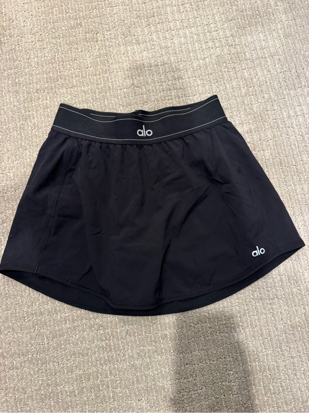 ALO Yoga Black Women's Athletic Skort